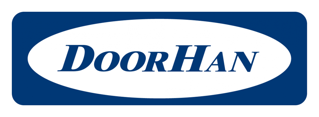 Doorhan logo on a transparent background