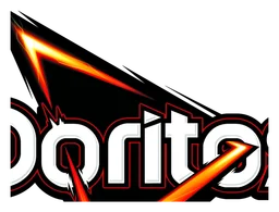 Doritos logo, horizontal version, on a transparent background