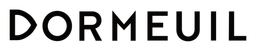 Dormeuil logo, black wordmark version, on a transparent background