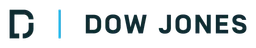 Dow Jones logo, black wordmark version, on a transparent background