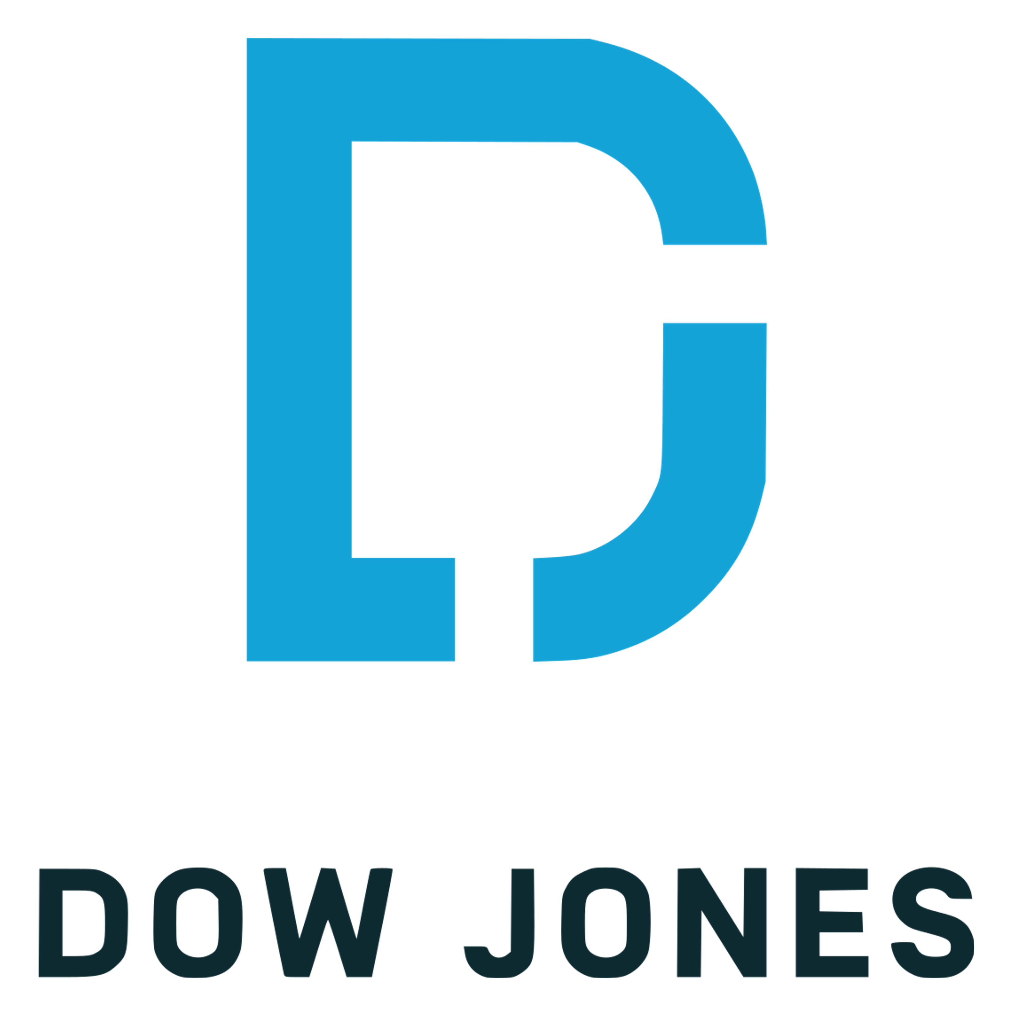 Dow Jones logo on a transparent background