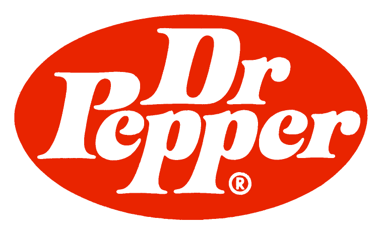 Dr Pepper logo on a transparent background
