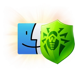 Dr Web logo, icon version, on a transparent background