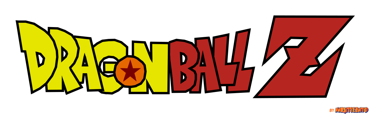 Dragon Ball Z logo on a transparent background