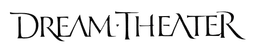 Dream Theater logo, black wordmark version, on a transparent background