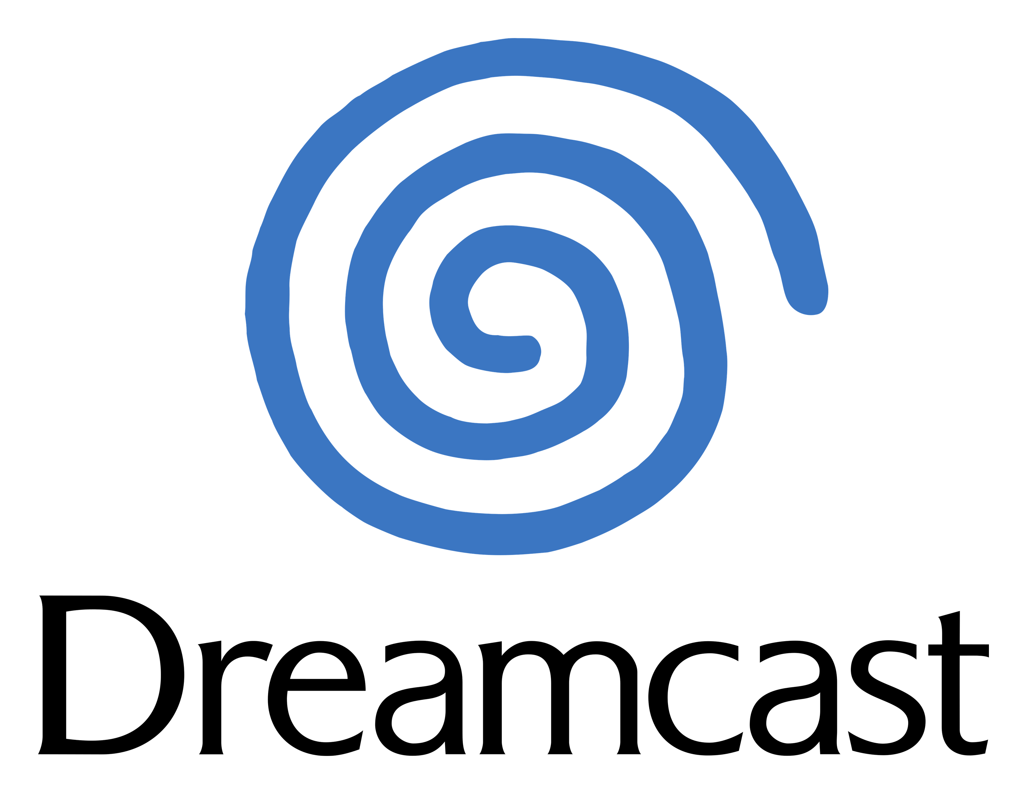 Dreamcast logo on a transparent background