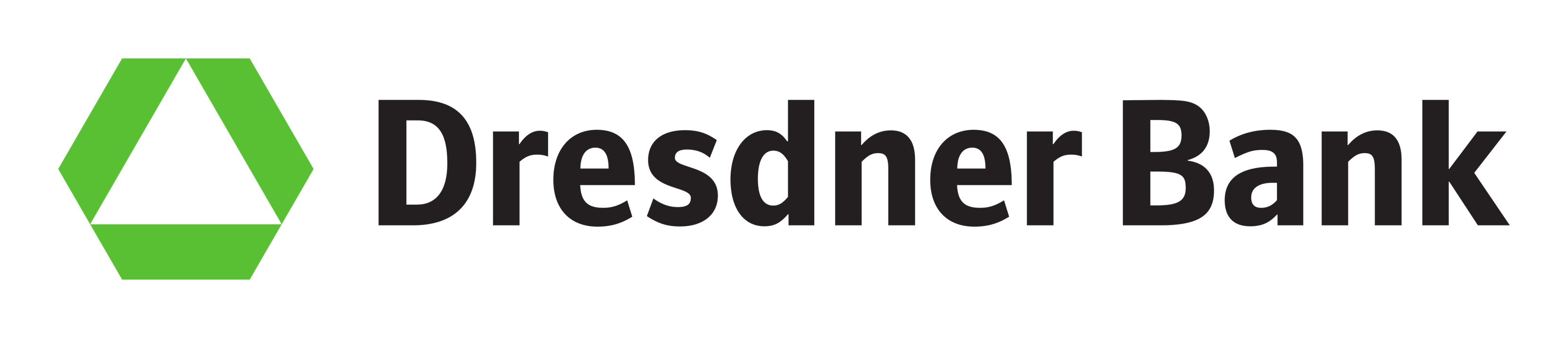 Dresdner Bank logo on a transparent background