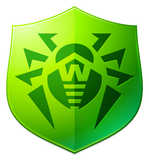 Drweb logo, icon version, on a transparent background