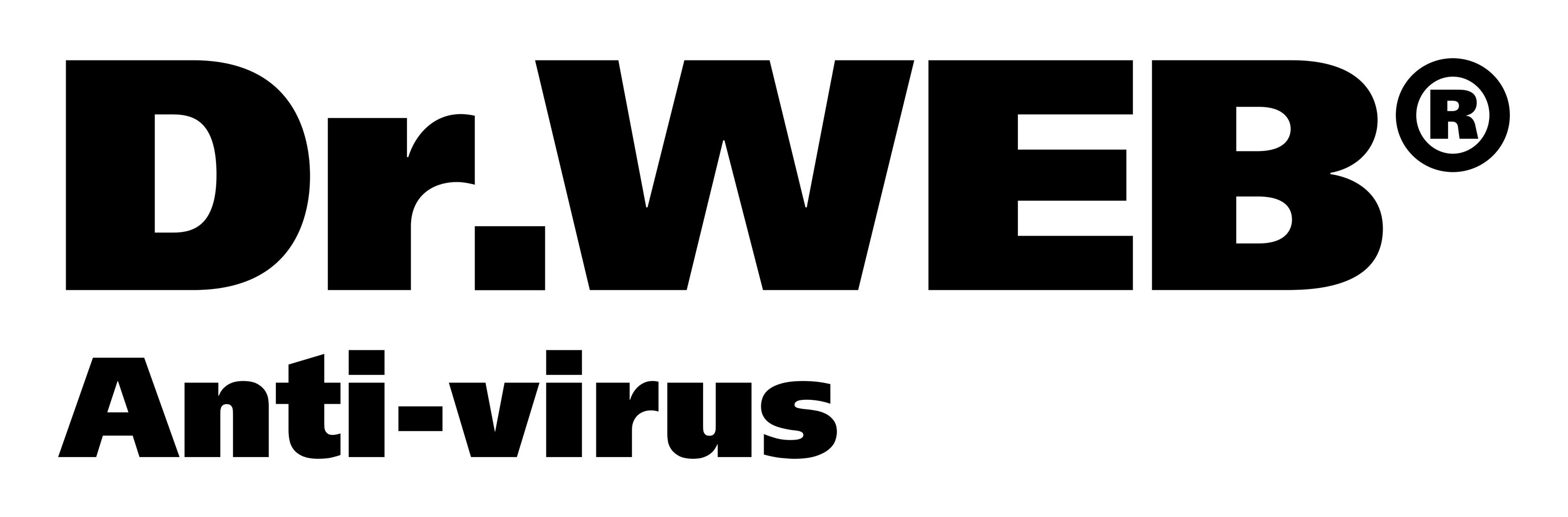 Drweb logo on a transparent background