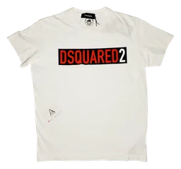 Dsquared logo, white icon version, on a transparent background
