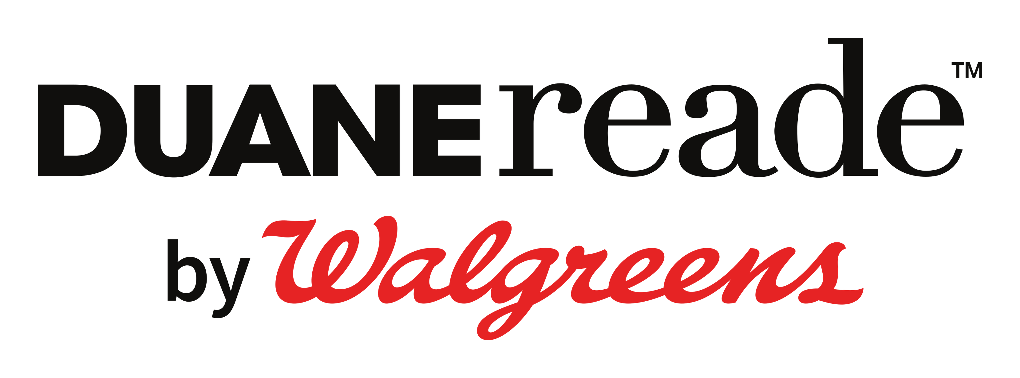 Duane Reade logo on a transparent background