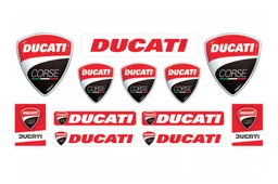 Ducati Corse logo, horizontal version, on a transparent background