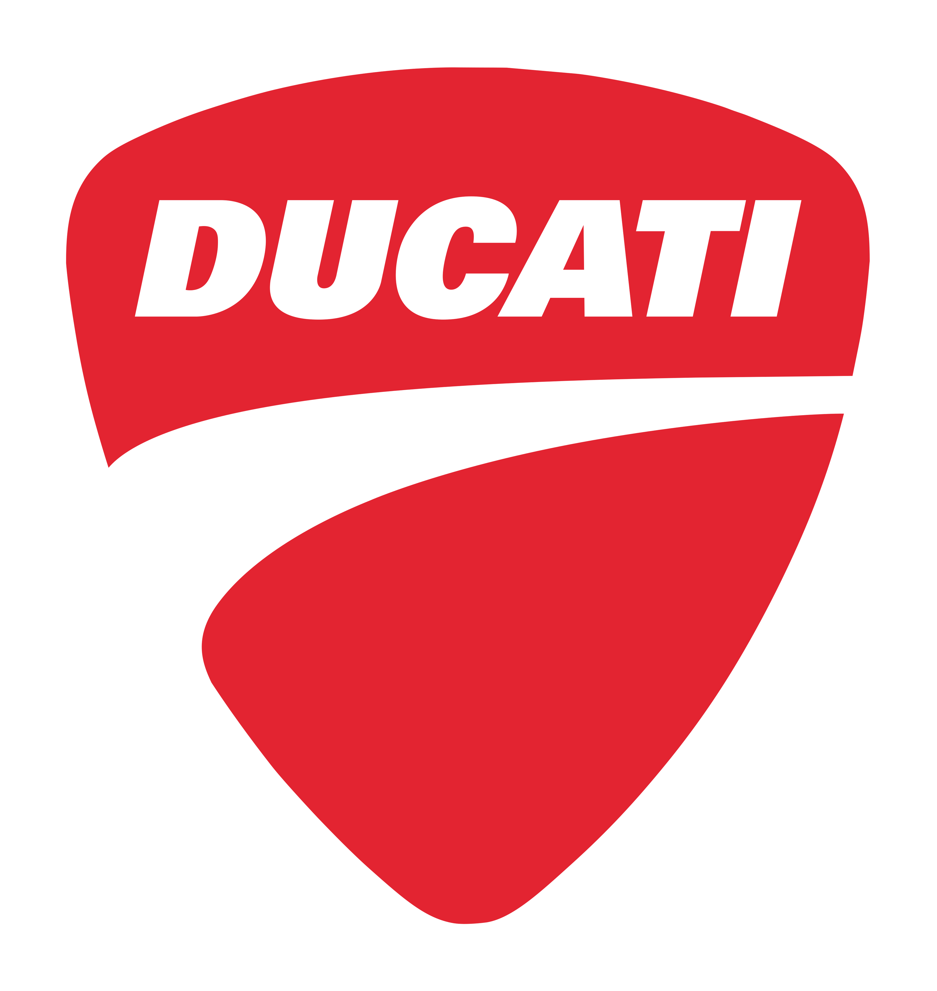 Ducati Corse logo on a transparent background