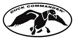 Duck Commander logo, black version, on a transparent background