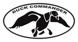 Duck Commander logo, monochrome version, on a transparent background