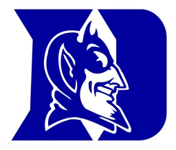 Duke Blue Devils Logo, Variante Icon, auf transparentem Hintergrund