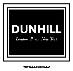 Dunhill logo, black icon version, on a transparent background