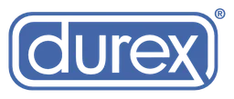 Durex logo, wordmark version, on a transparent background