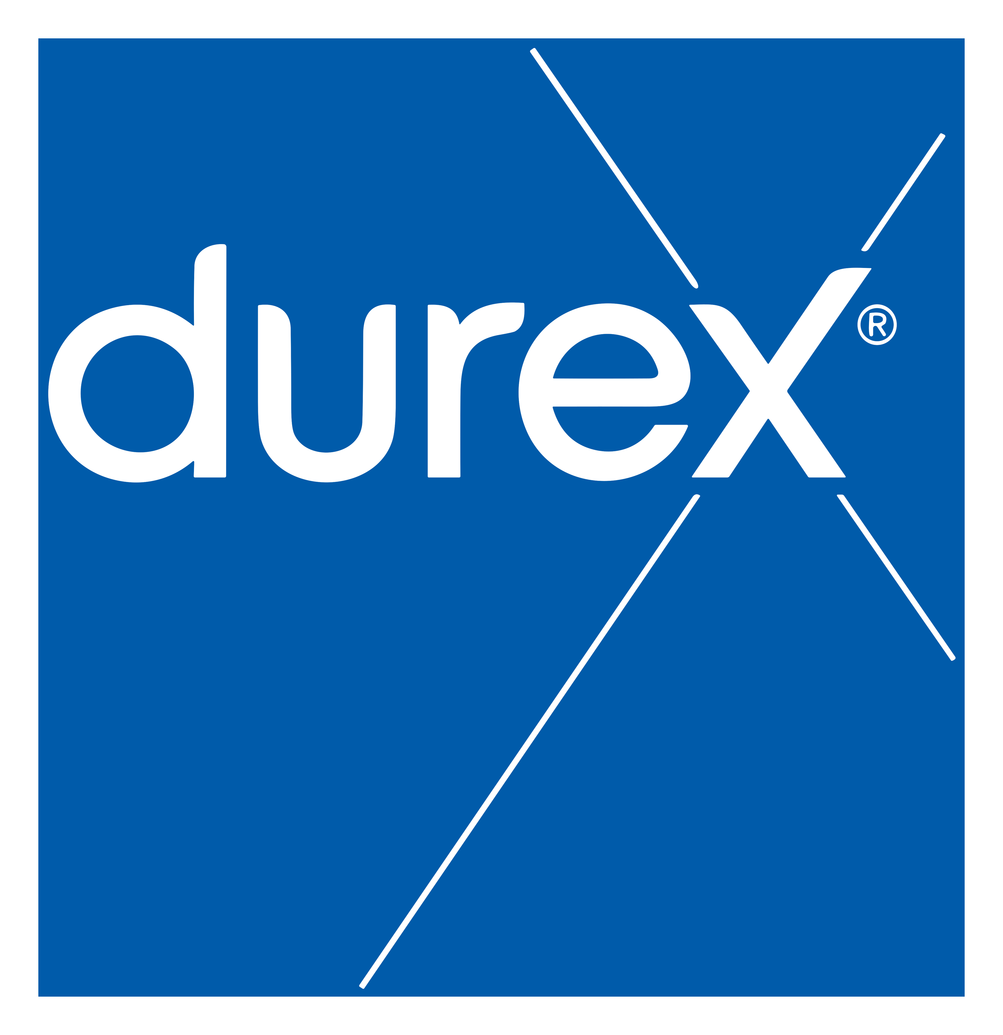 Durex logo on a transparent background