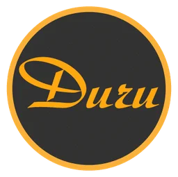 Duru logo, icon version, on a transparent background