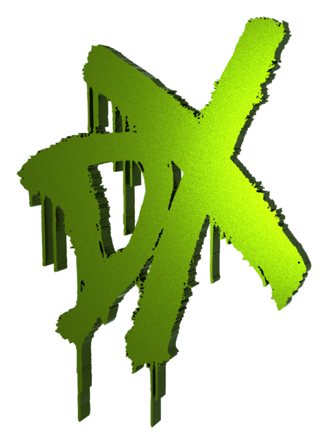 DX logo on a transparent background