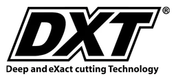 DXT logo, black version, on a transparent background