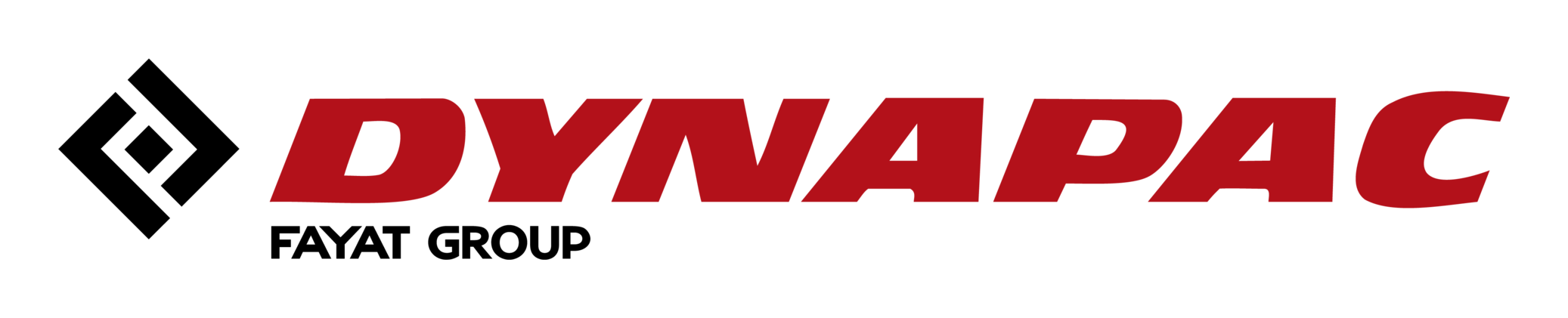Dynapac logo on a transparent background