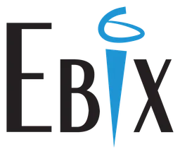 Ebix logo, icon version, on a transparent background