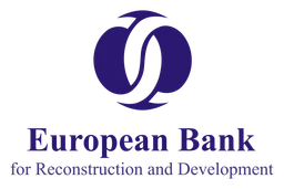 Ebrd logo, horizontal version, on a transparent background