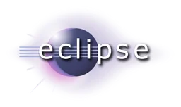Eclipse logo, white version, on a transparent background