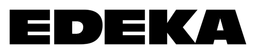 Edeka logo, black wordmark version, on a transparent background