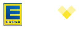 Edeka logo, wordmark version, on a transparent background