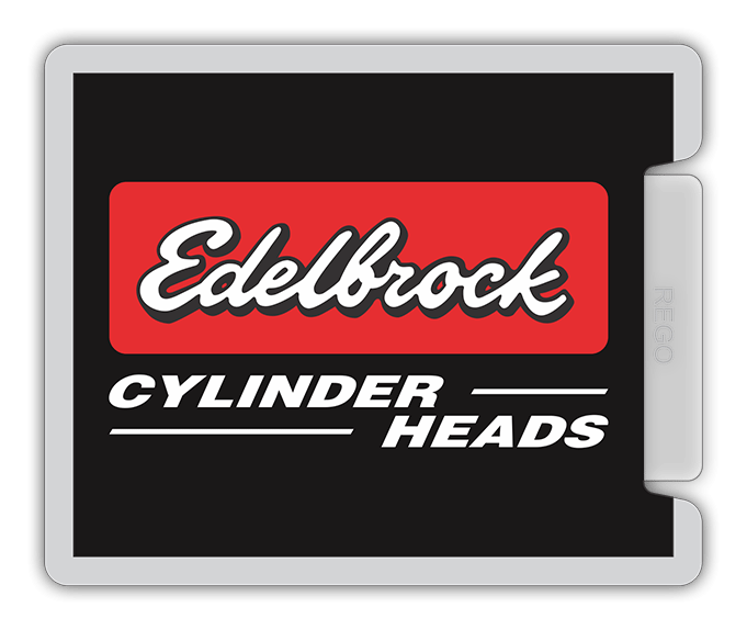Edelbrock logo on a transparent background