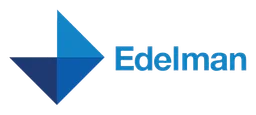 Edelman logo, wordmark version, on a transparent background