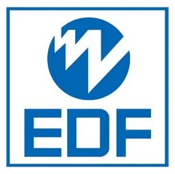 Edf logo, icon version, on a transparent background