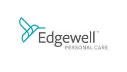 Edgewell logo, white version, on a transparent background