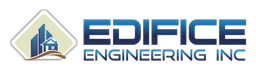 Edifice logo, wordmark version, on a transparent background