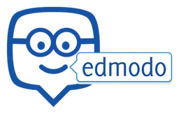 Edmodo logo, horizontal version, on a transparent background