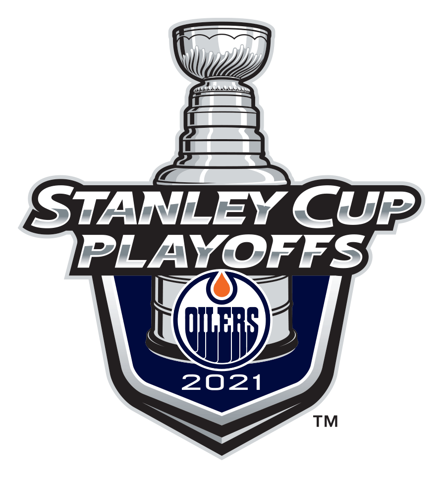 Edmonton Oilers logo on a transparent background