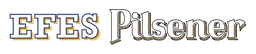 Efes logo, monochrome wordmark version, on a transparent background