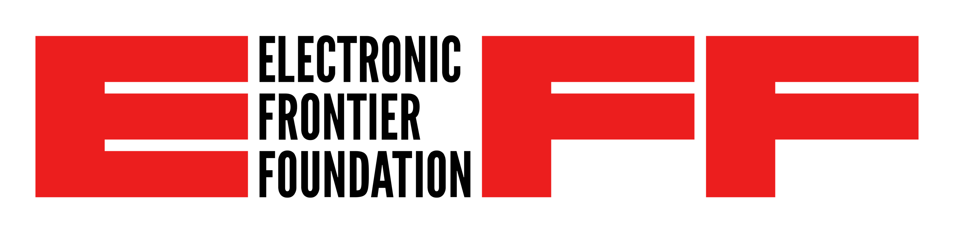 Eff logo on a transparent background