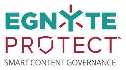 Egnyte logo, horizontal version, on a transparent background