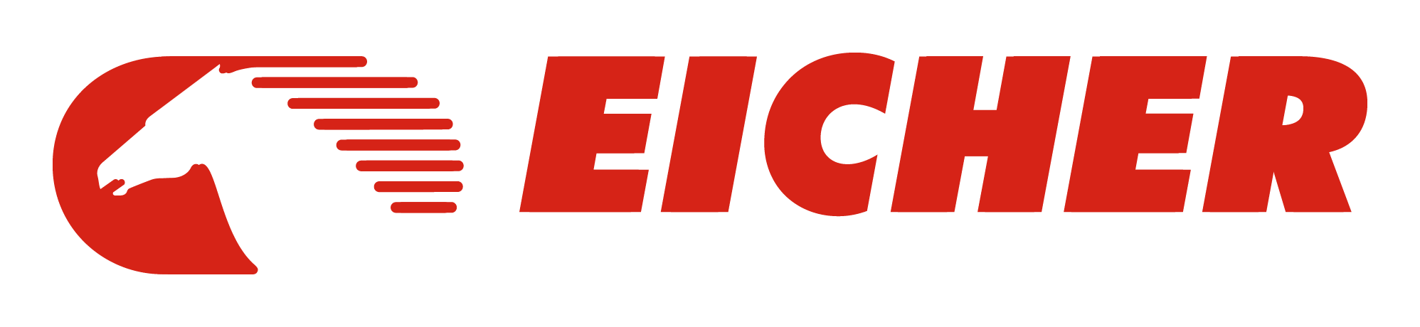 Eicher logo on a transparent background