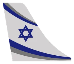 El Al logo, icon version, on a transparent background