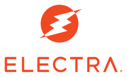 Electra logo, horizontal version, on a transparent background