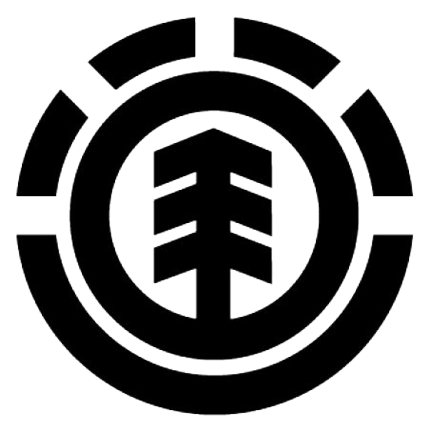 Element logo, black icon version, on a transparent background
