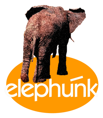 Elephunk logo, icon version, on a transparent background