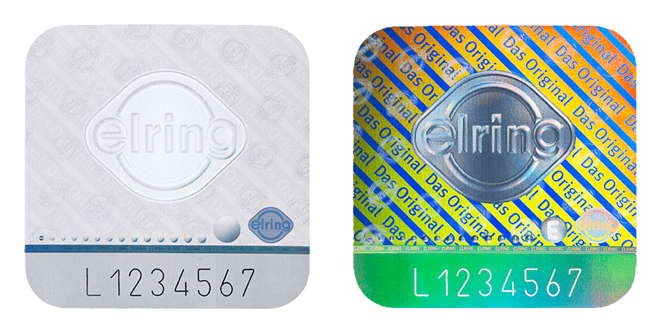 Elring logo on a transparent background