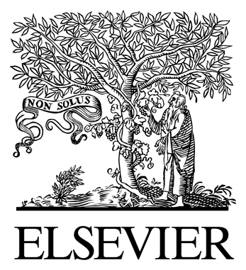 Elsevier logo, monochrome icon version, on a transparent background