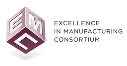 Logo da EMC, versão horizontal, em fundo transparente